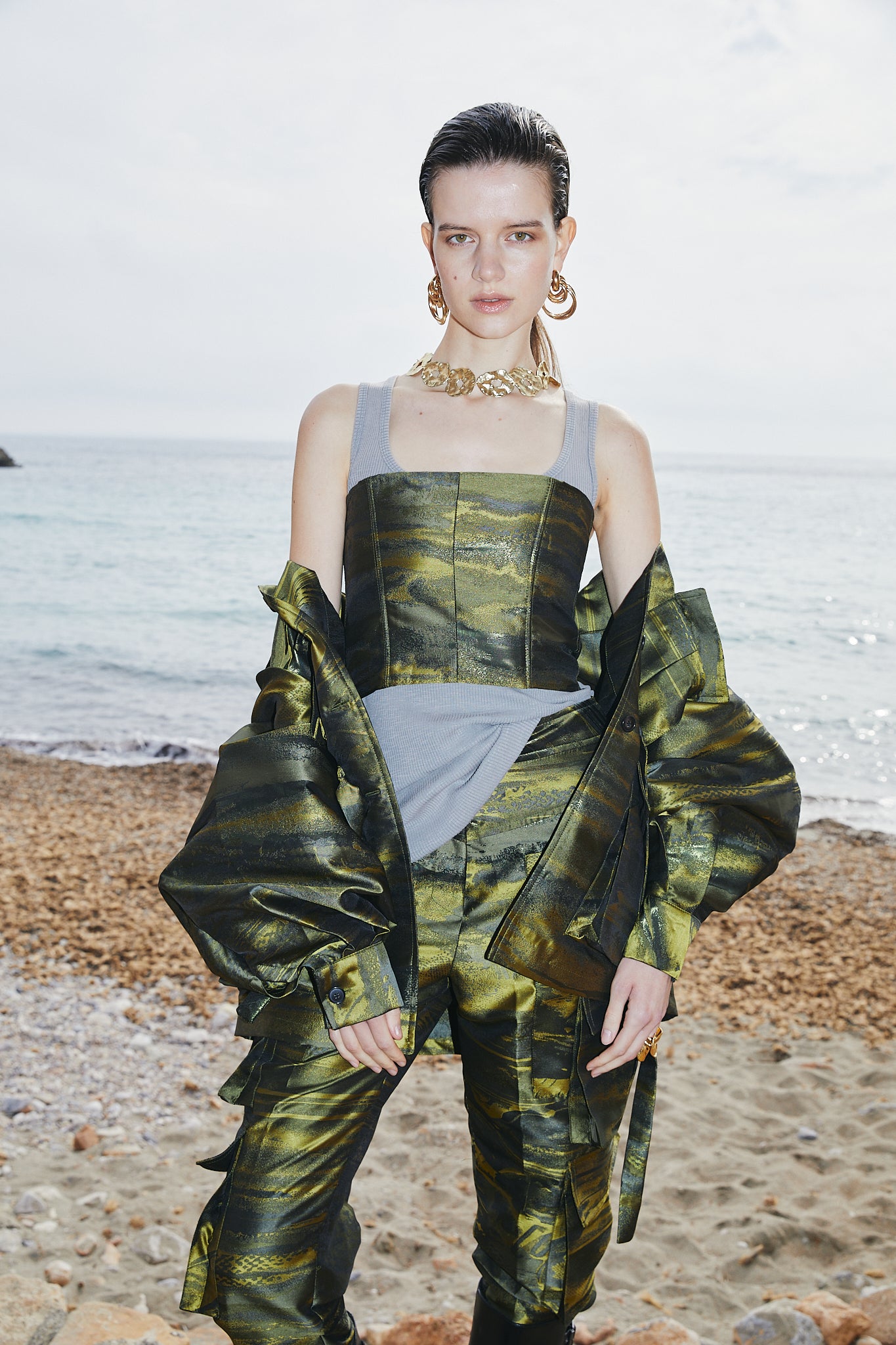 CORSET EN JACQUARD