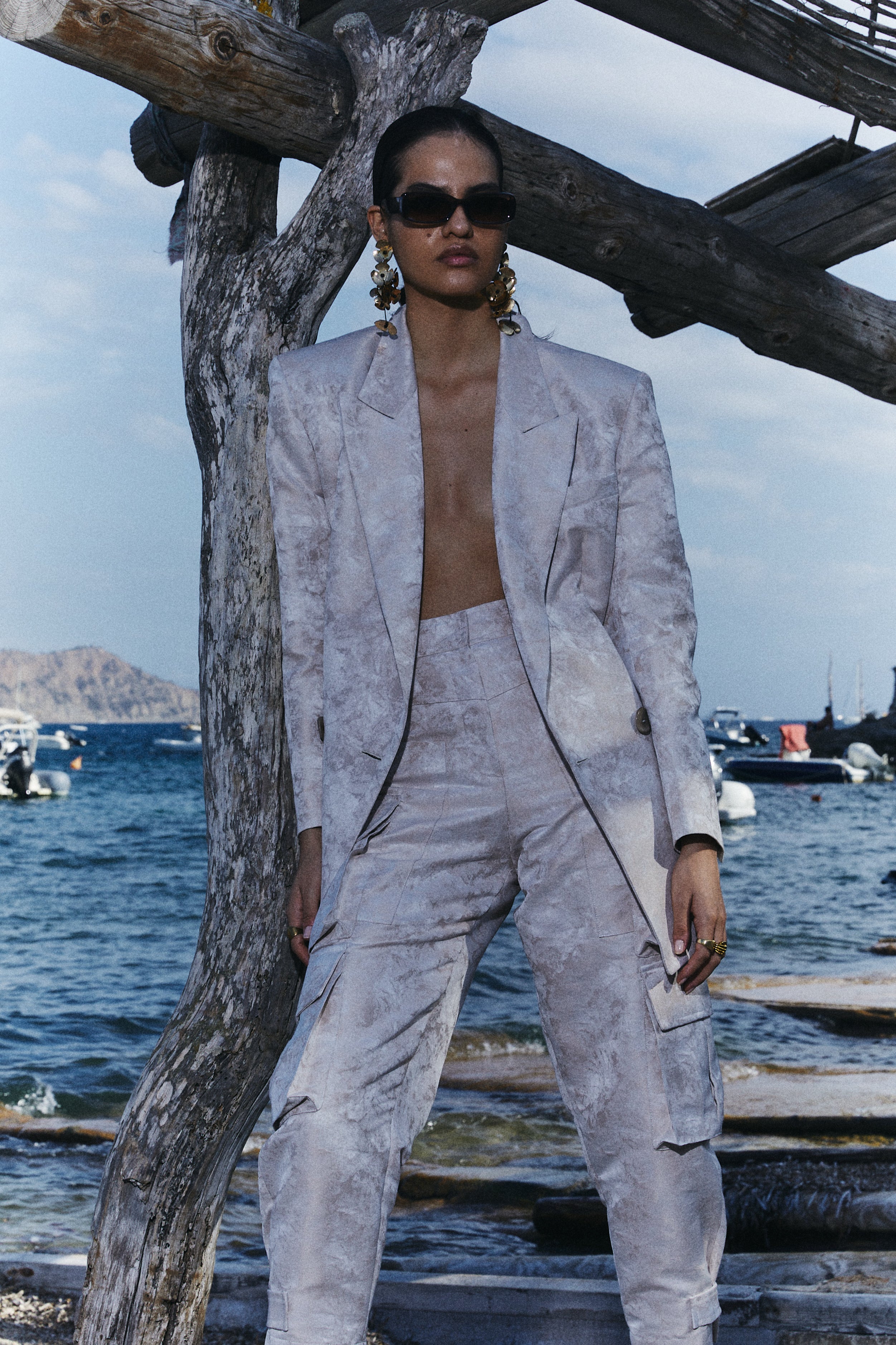 PANTALÓN CARGO JACQUARD