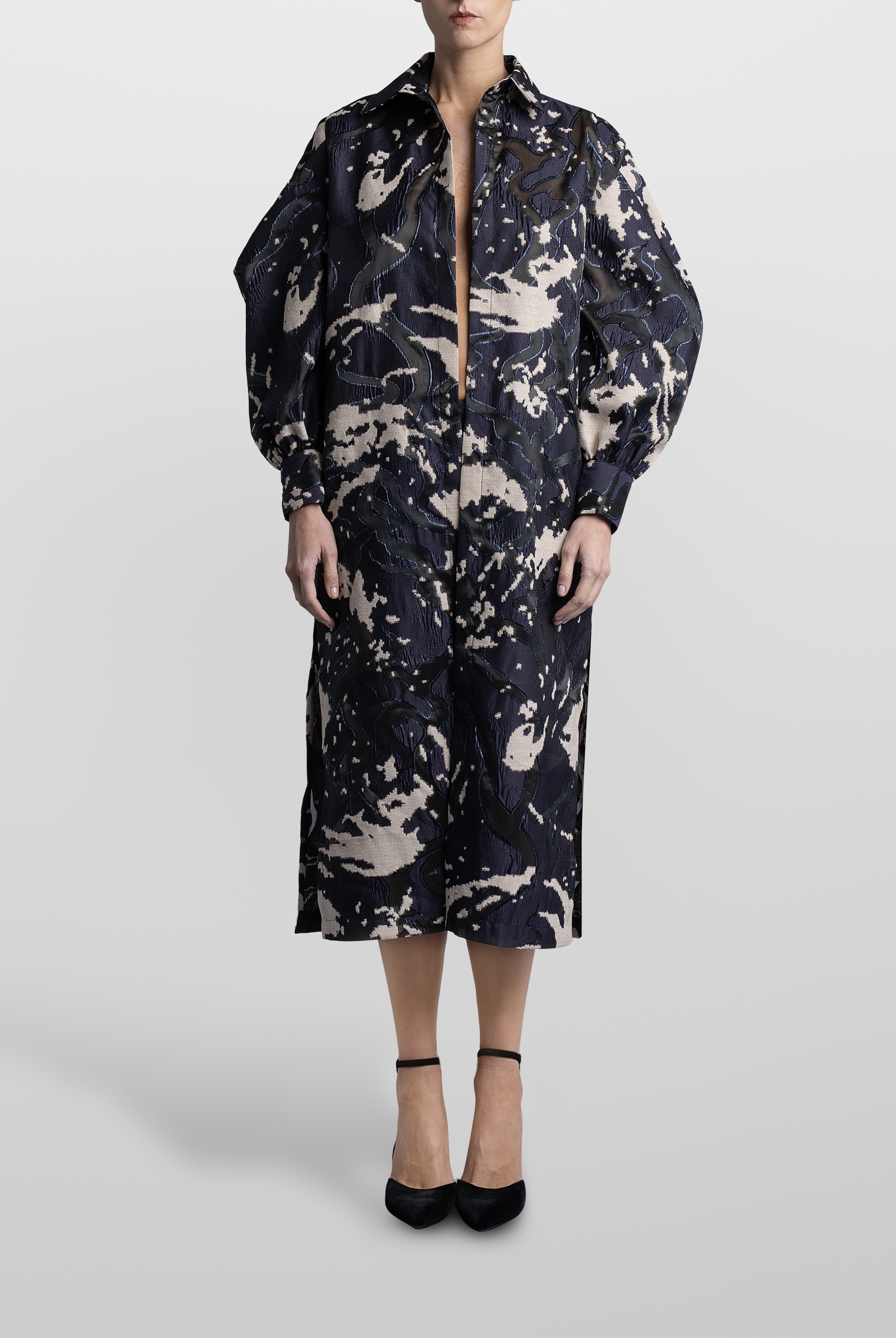 ABRIGO POLINA JACQUARD