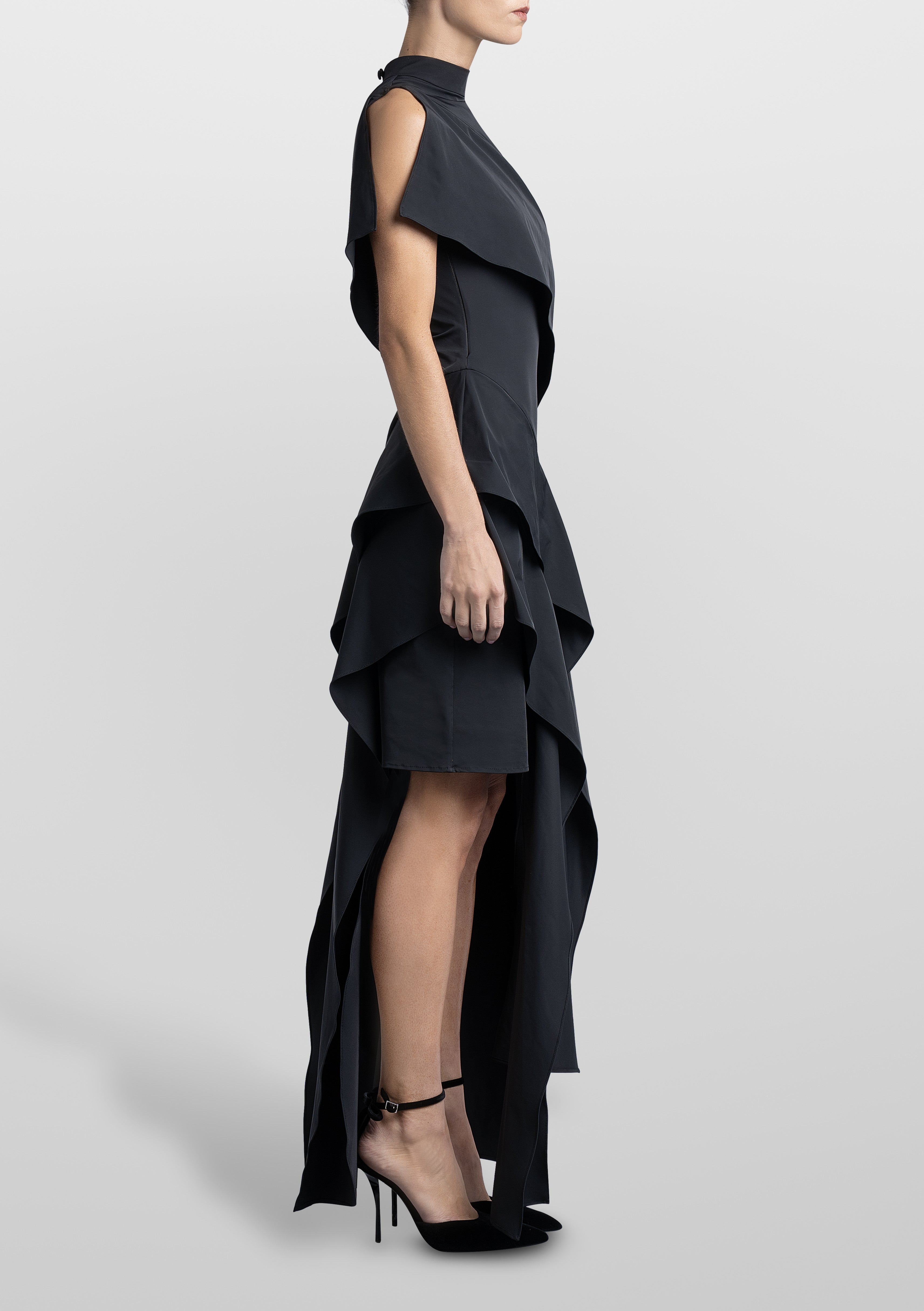 VESTIDO VOLANT MIDI