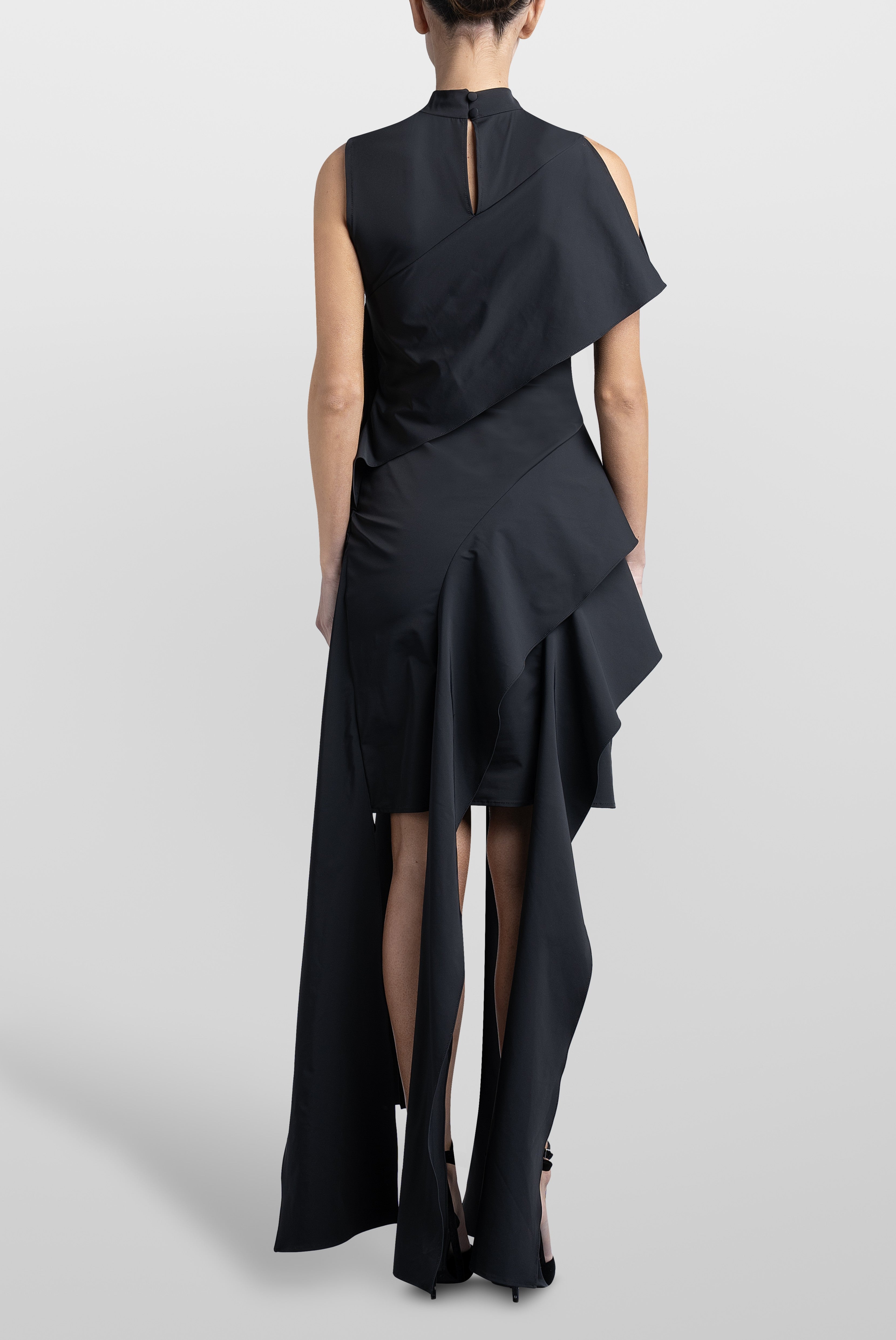 VESTIDO VOLANT MIDI