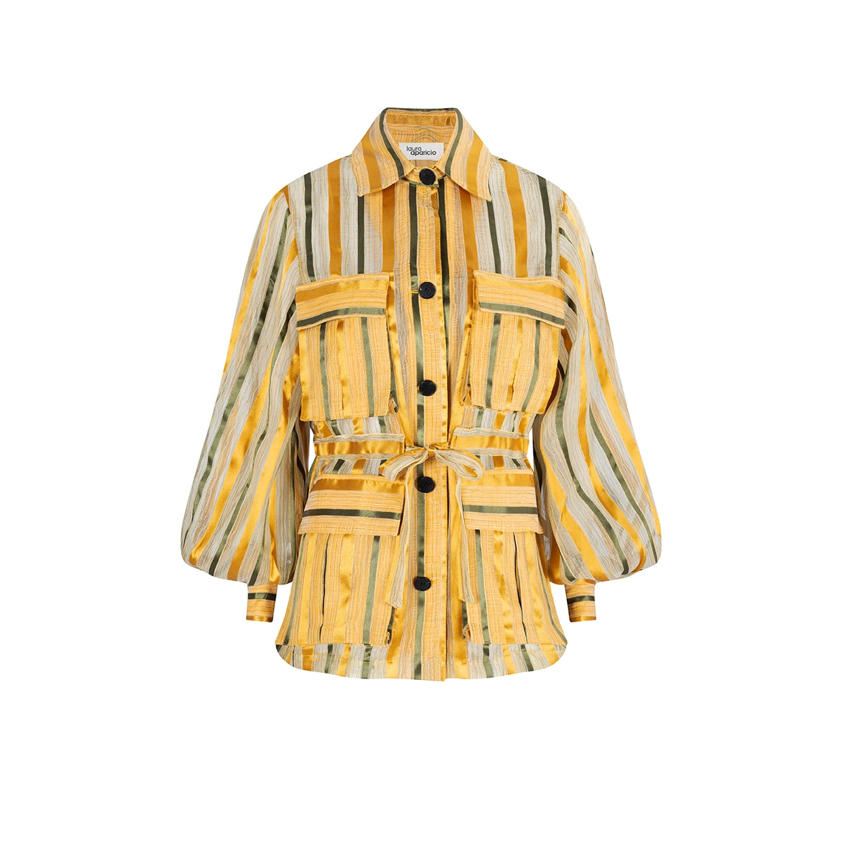 CHAQUETA SAHARIANA EN ORGANZA