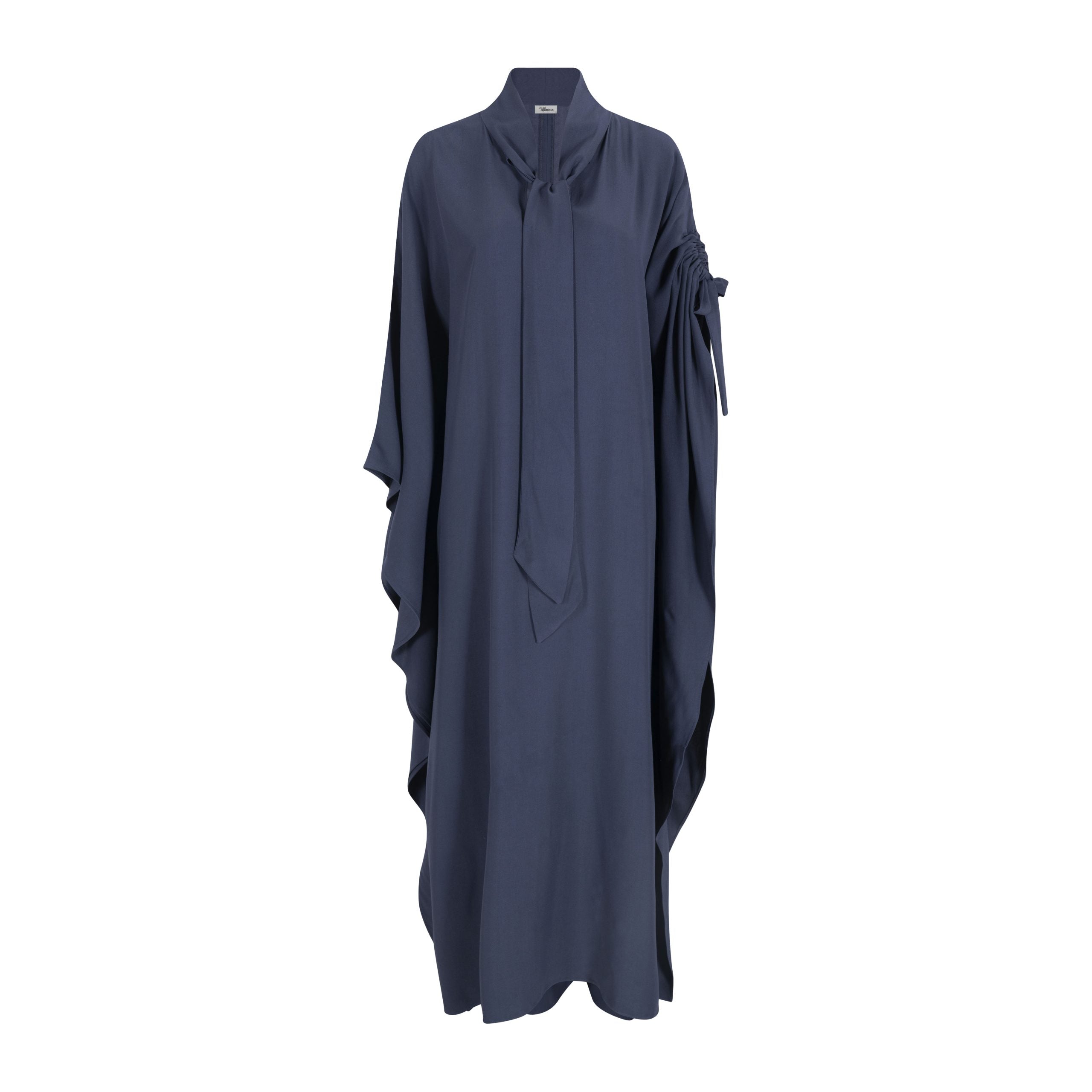 VESTIDO DE CORBATA EN CREPE
