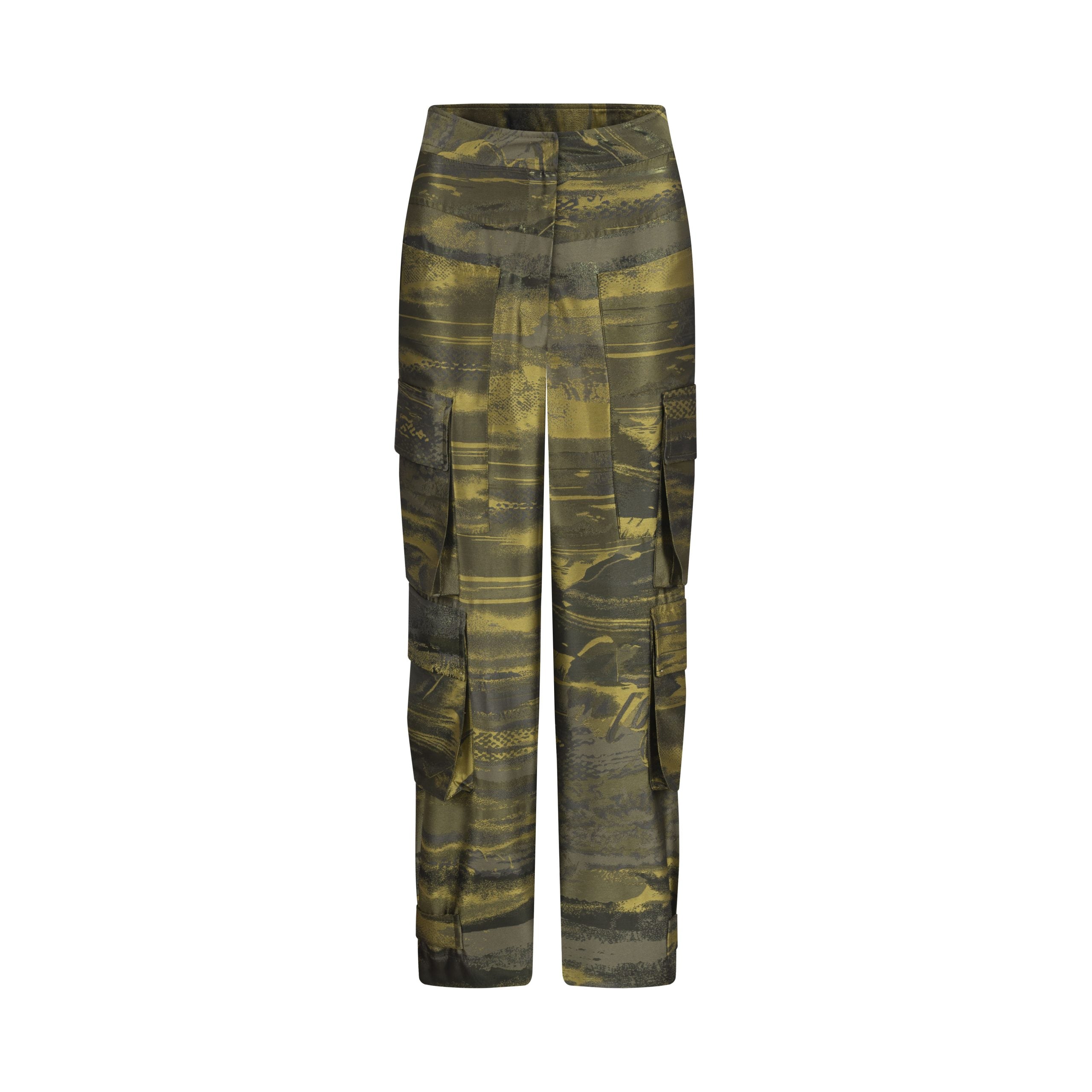 PANTALONES TIPO CARGO EN JACQUARD
