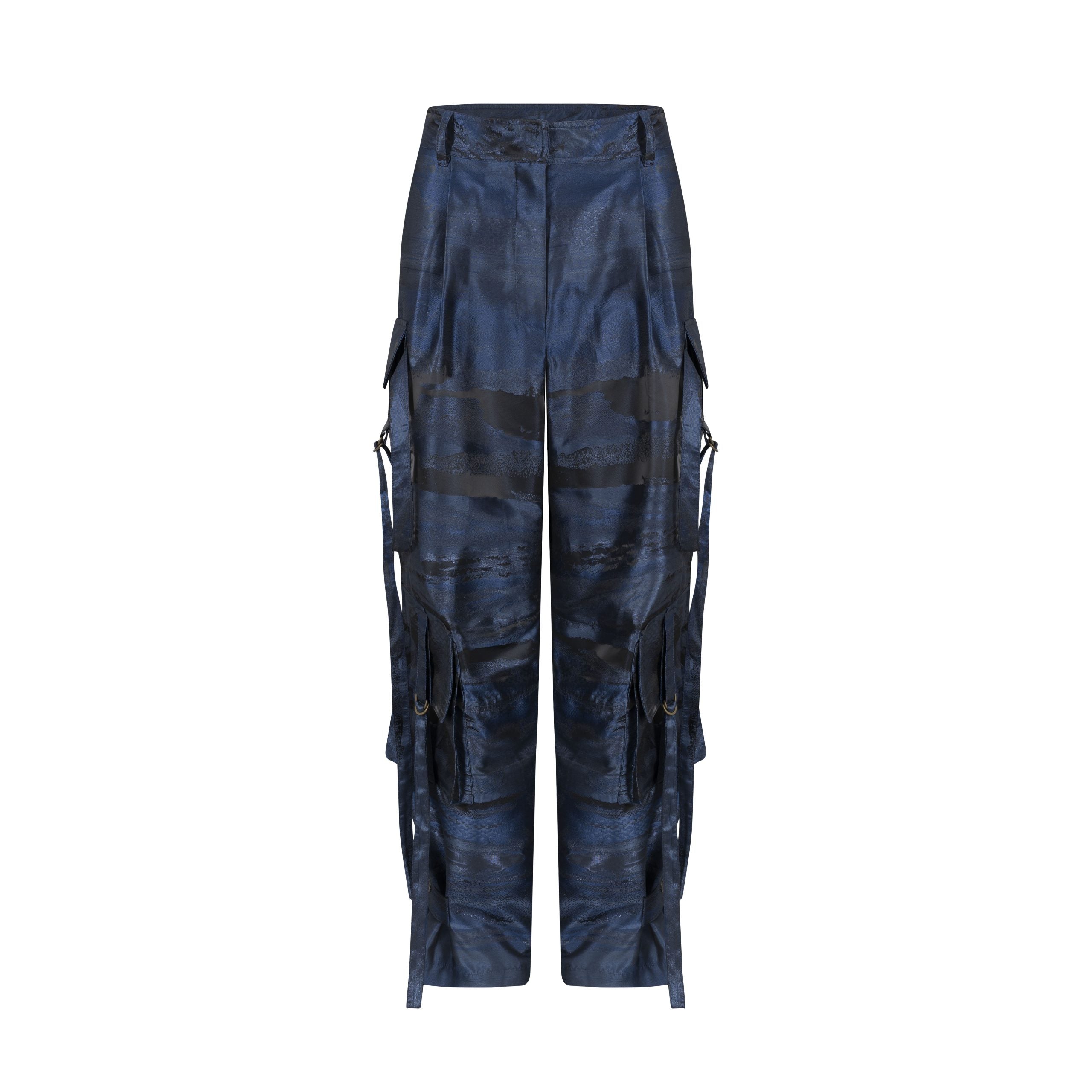 PANTALONES TIPO CARGO EN JACQUARD