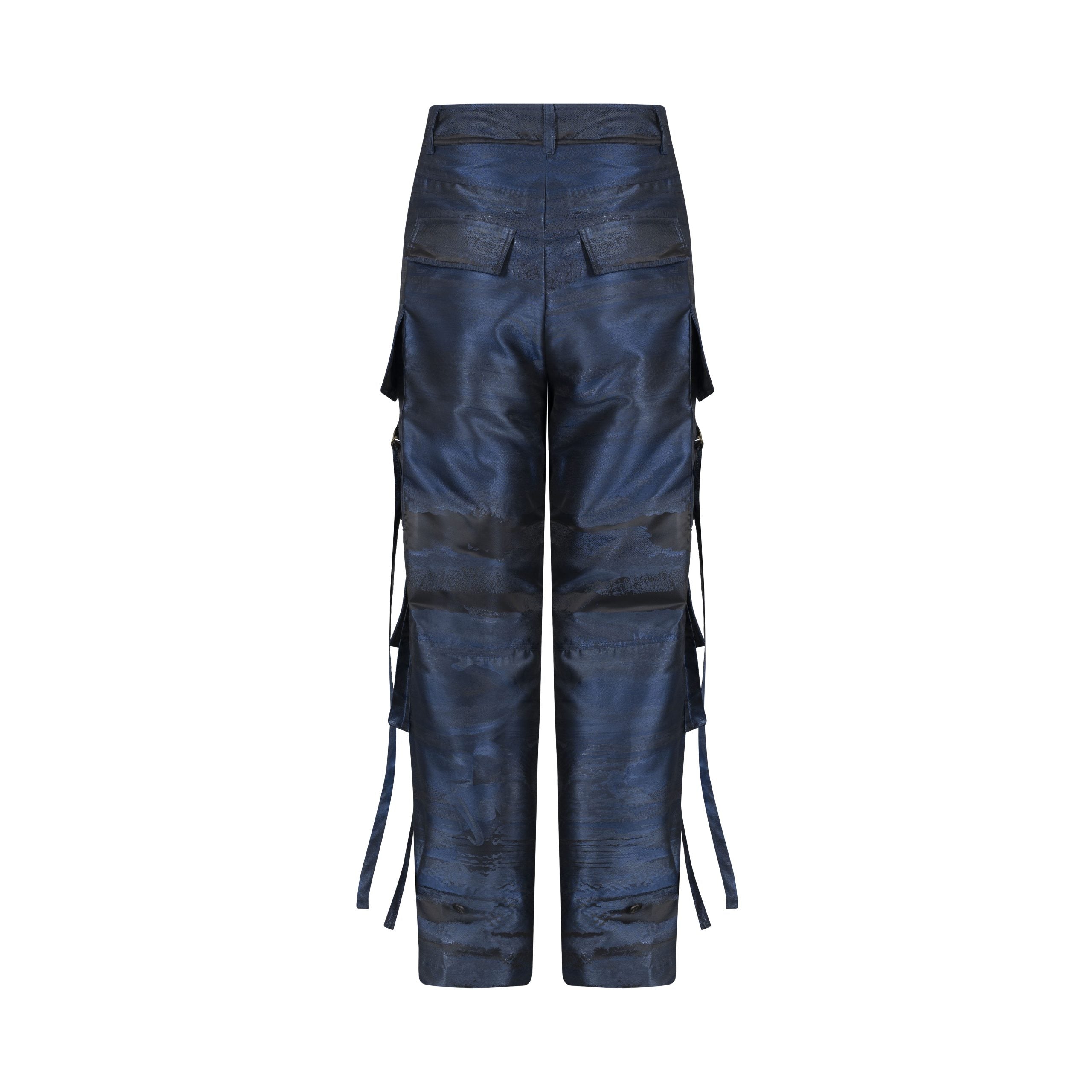PANTALONES TIPO CARGO EN JACQUARD