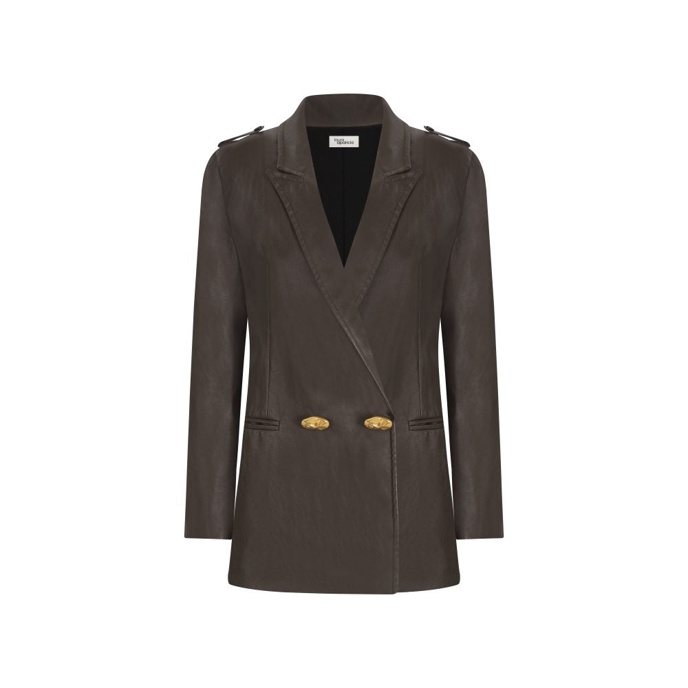 BLAZER EN CUERINA