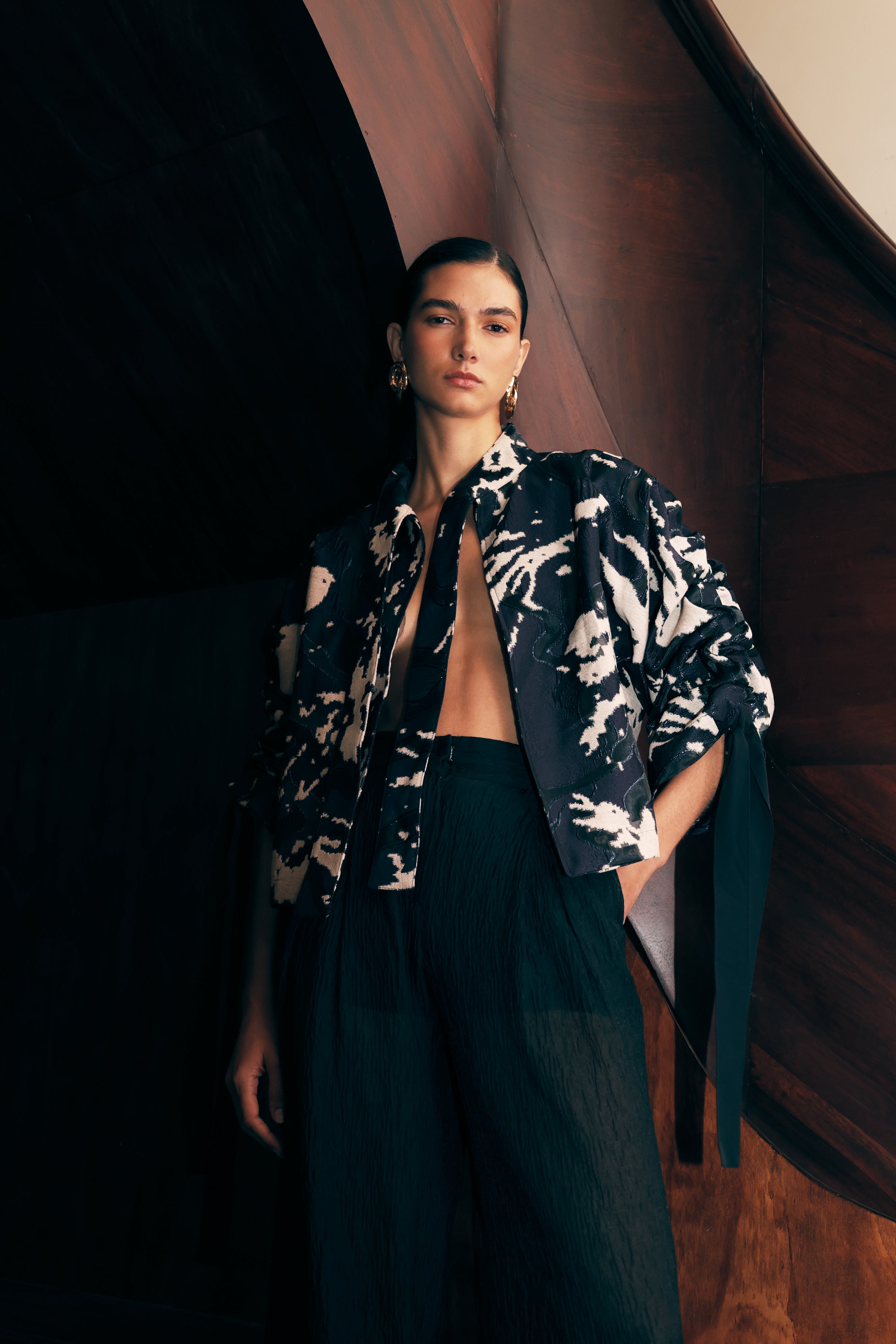 CHAQUETA AKRA JACQUARD