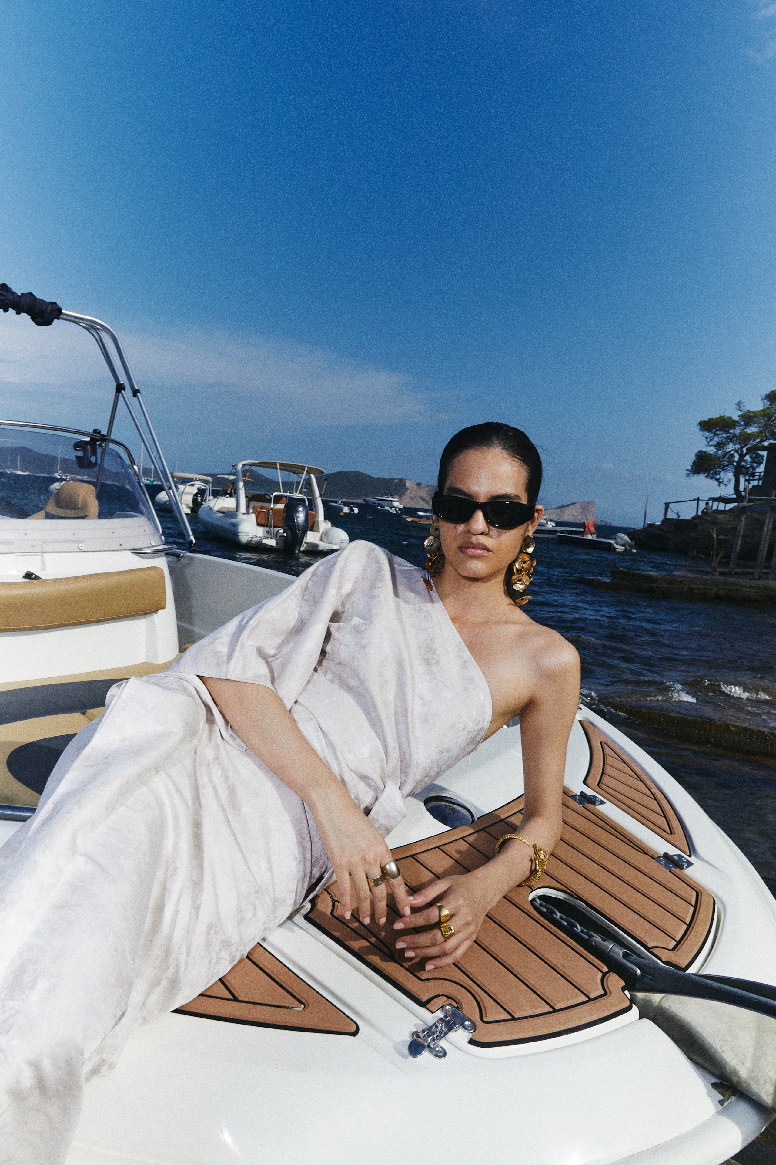 CAFTAN ASIMETRICO JACQUARD