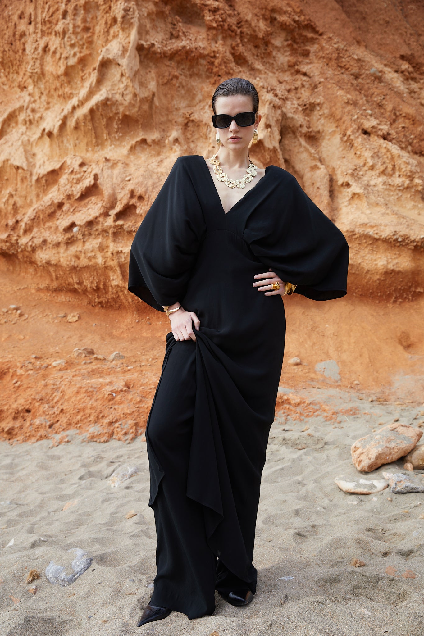 VESTIDO EN VISCOSA