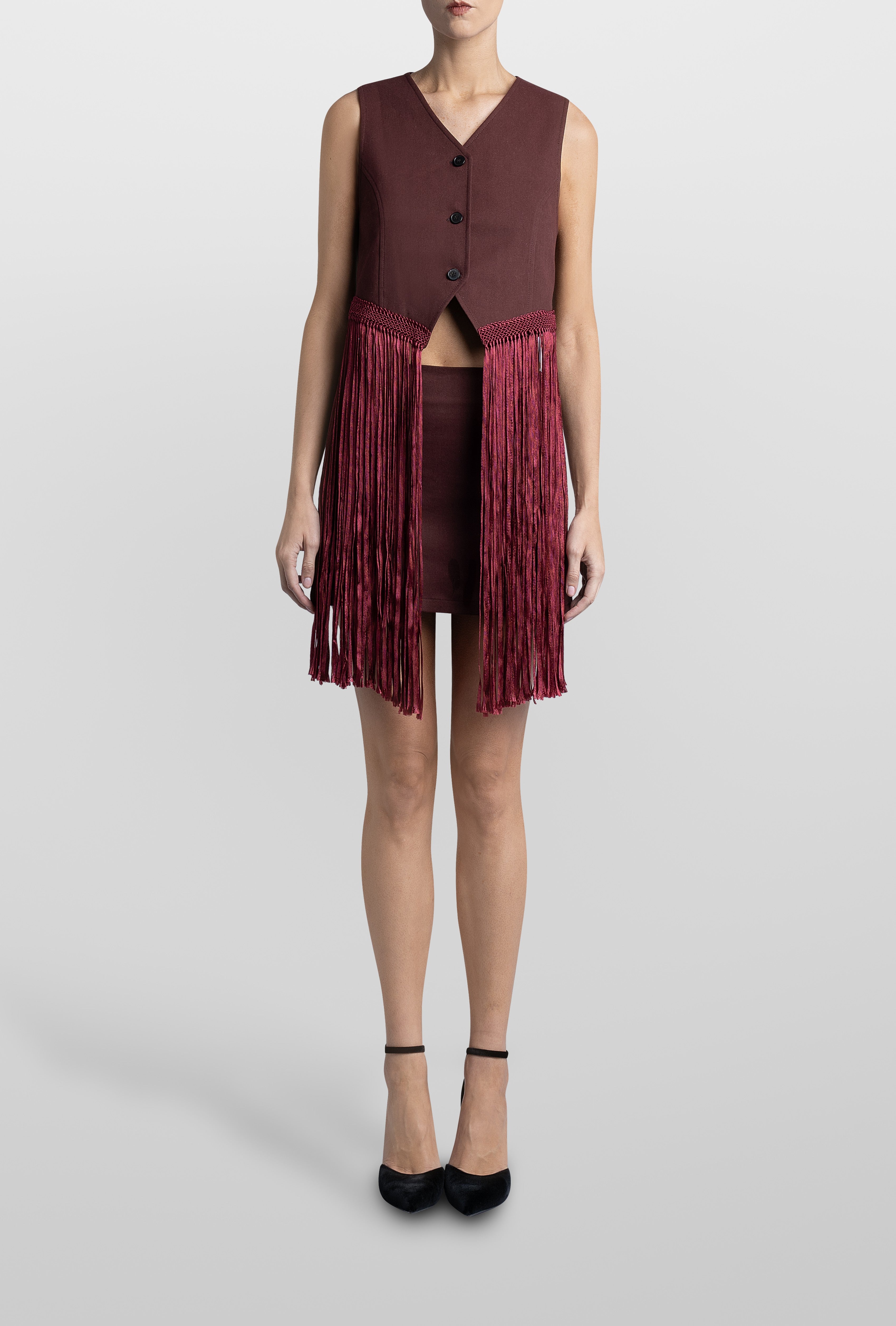 CHALECO CON MACRAME DRIL