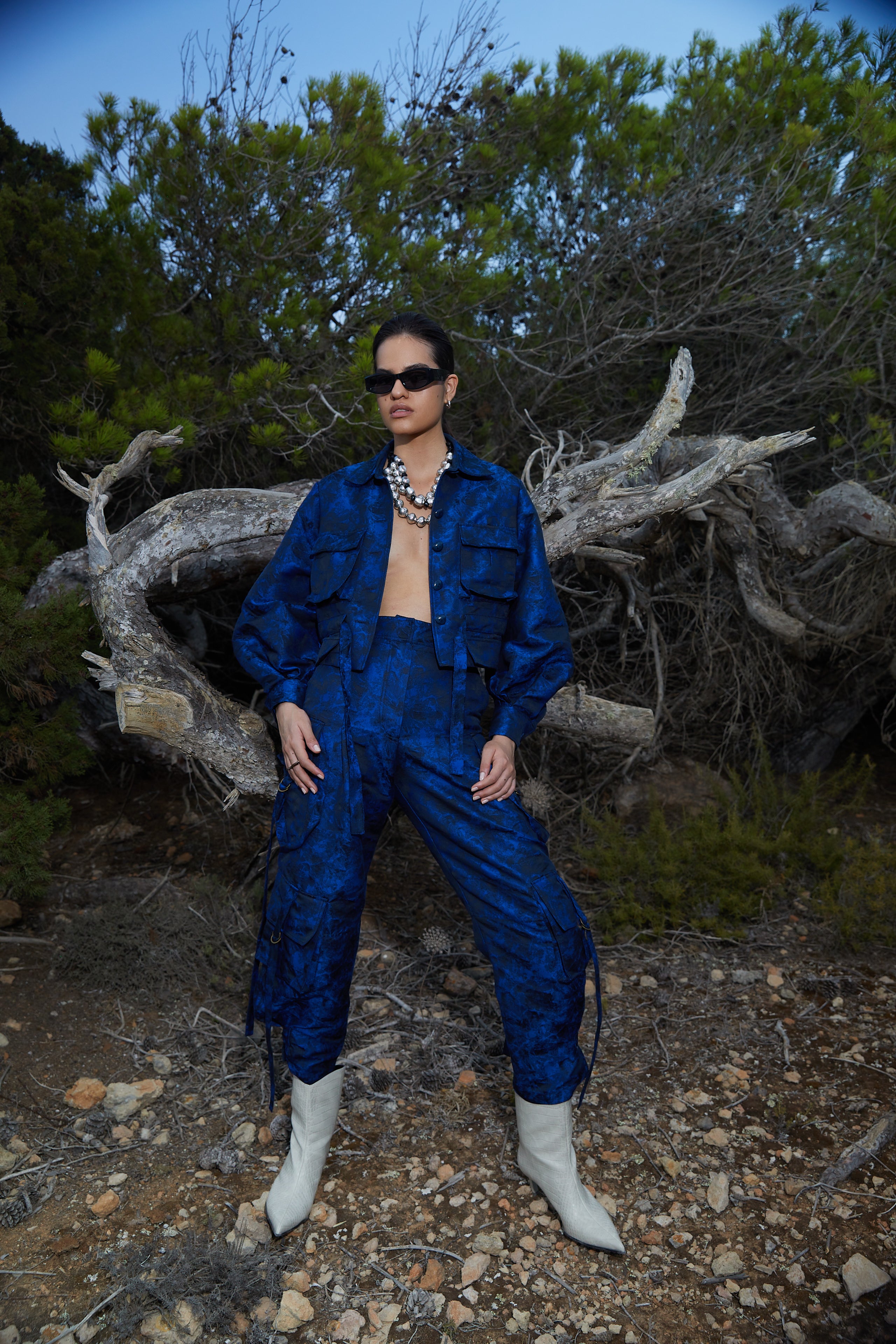 PANTALON HERRAJES JACQUARD