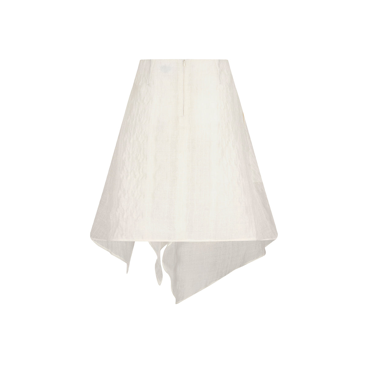 FALDA ASIMETRICA ORGANZA