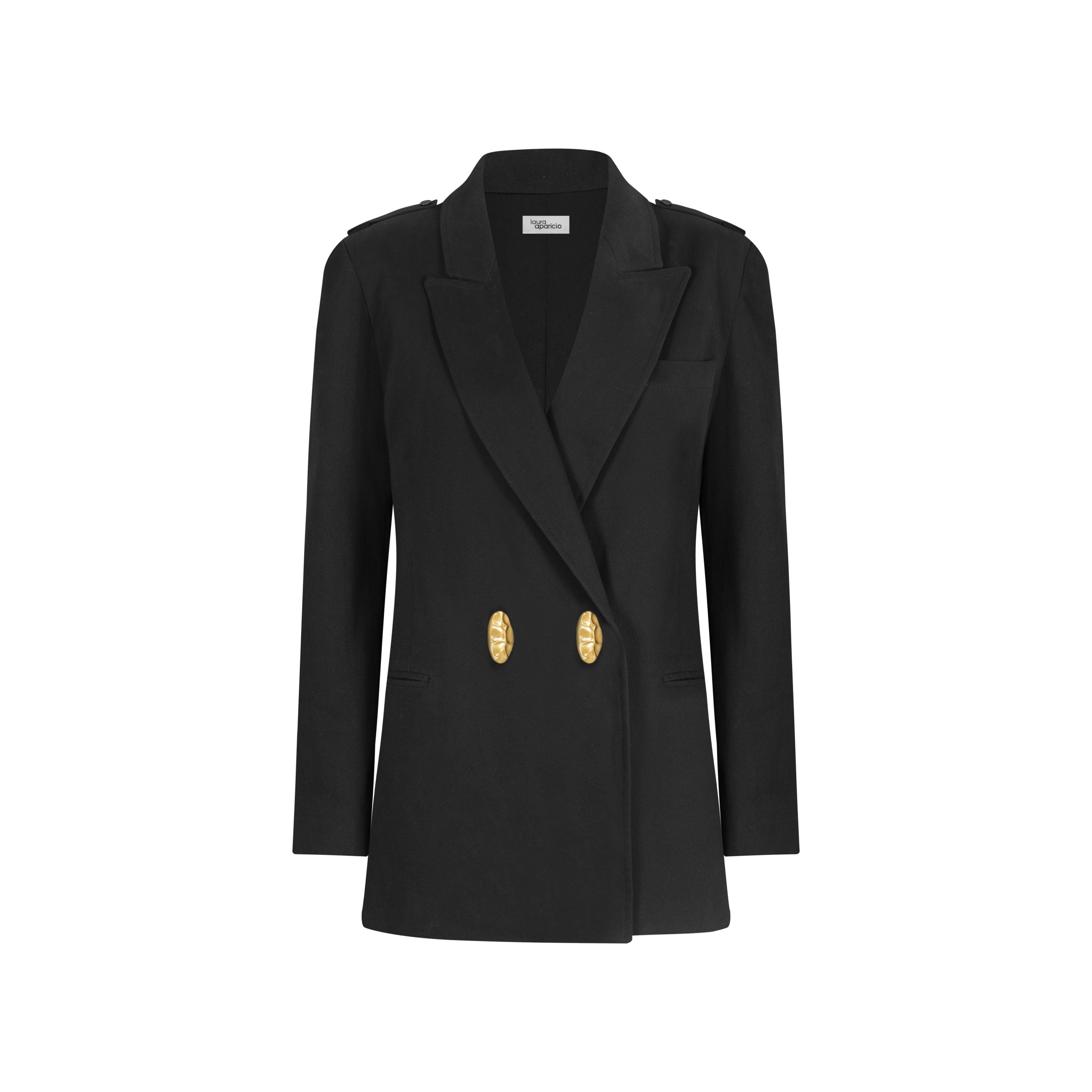 BLAZER EN DRIL DE ALGODÓN