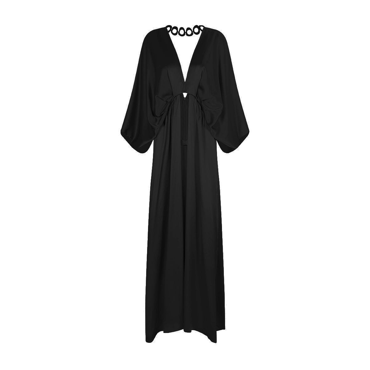 VESTIDO LARGO CON TAGUA