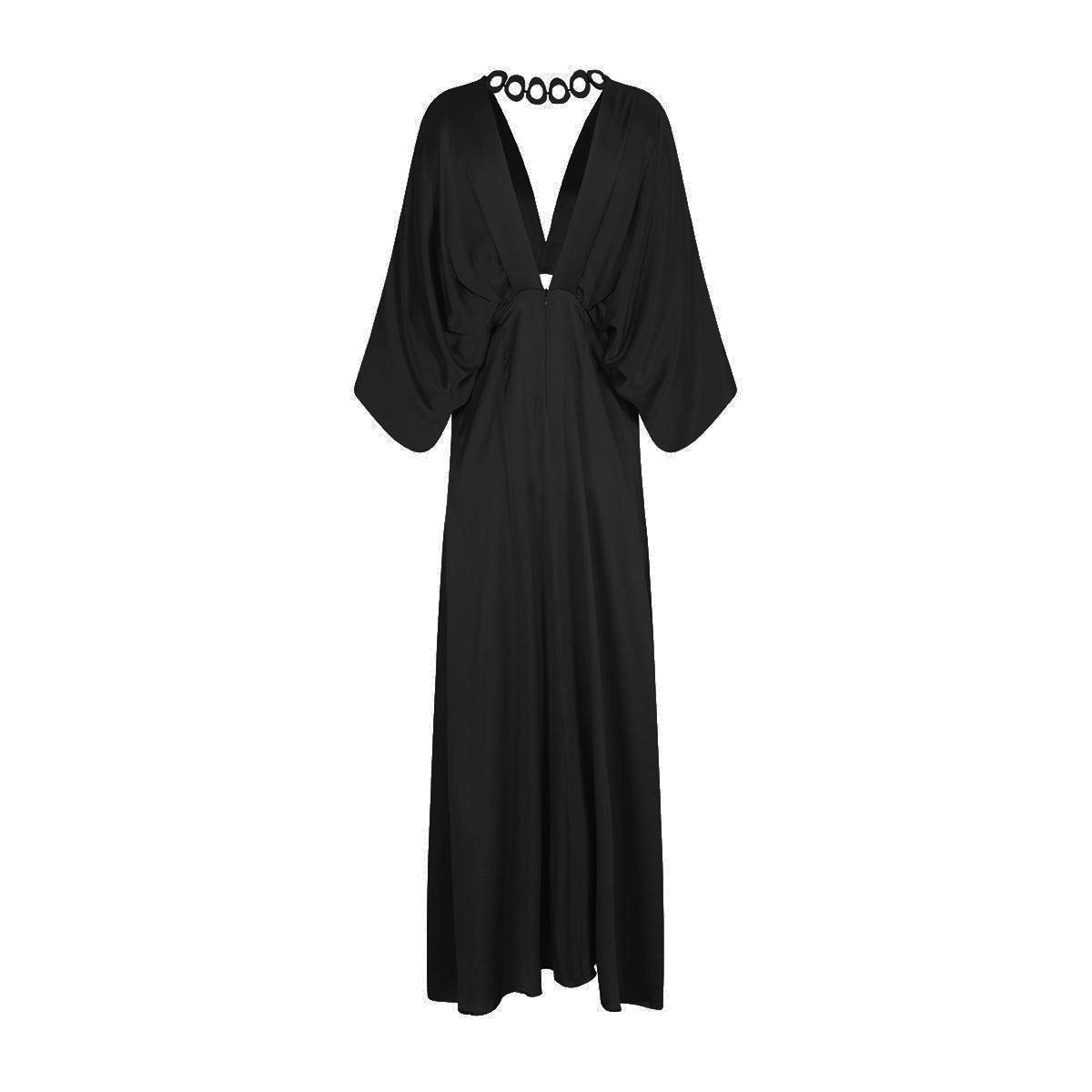 VESTIDO LARGO CON TAGUA